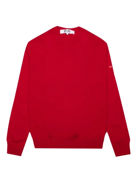 Comme Des Garçons Play heart-embellished sweater