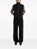 Jil Sander wool melton padded gilet